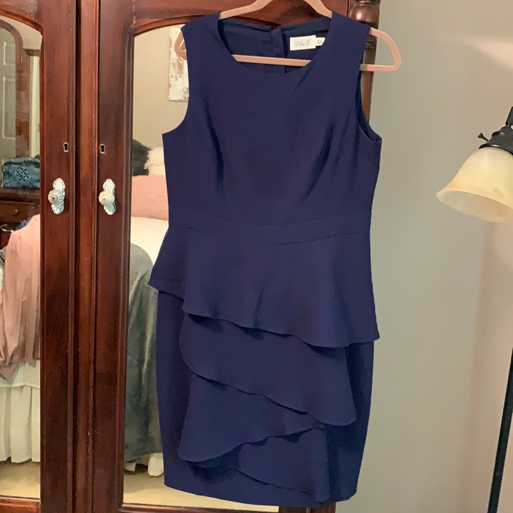 Navy Eliza J Formal Dress